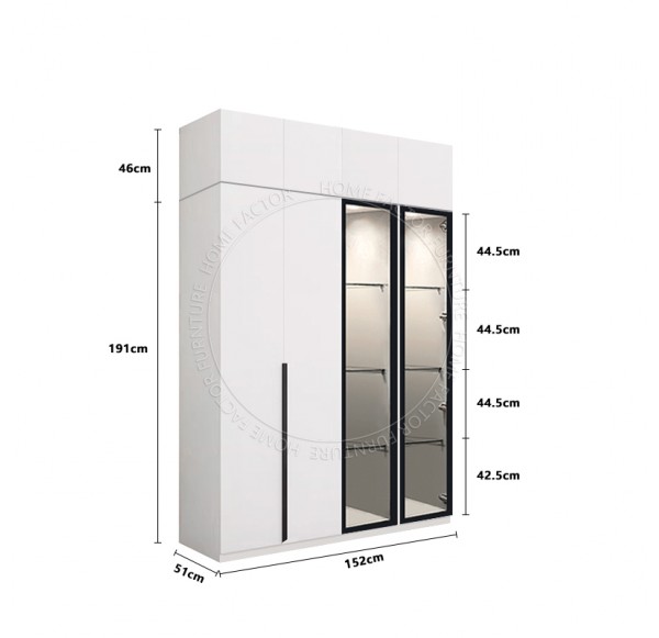 Open door Wardrobe