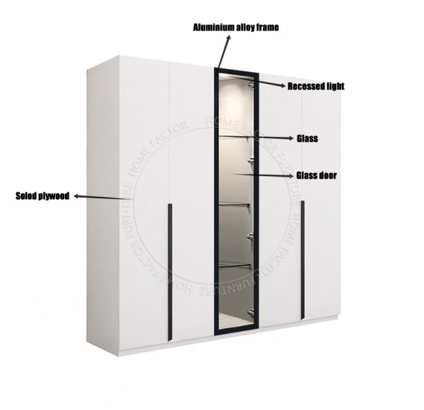 Open door Wardrobe