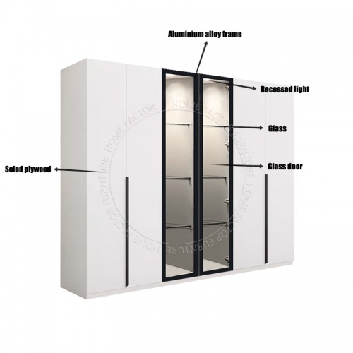 Open door Wardrobe