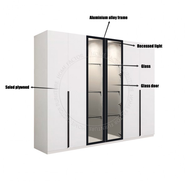 Open door Wardrobe