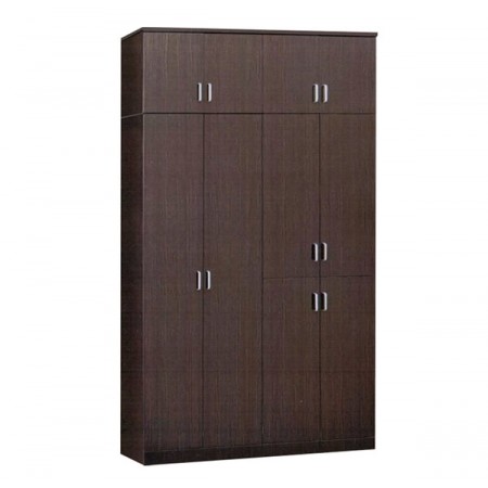 10 Doors Wardrobe【Dark brown】