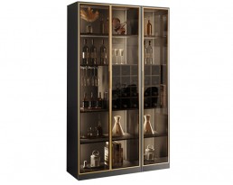 Wine Cabinet(Pre-Order)SM2016- Black&Gold