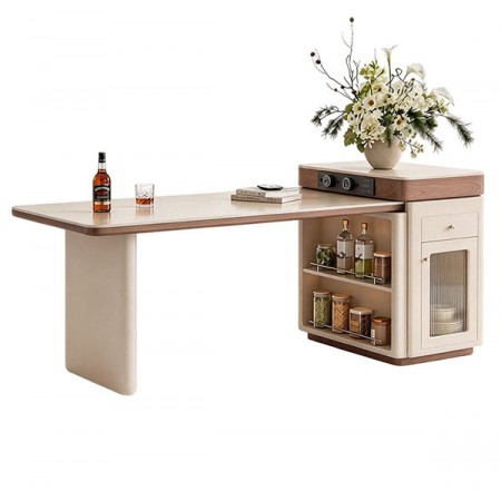 Island Table (pre-order) 6023 Travertine Sintered Stone Top