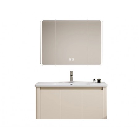  Bathroom cabinet(Pre-order) G-LSNY001- cream colour&Full mirror cabinet