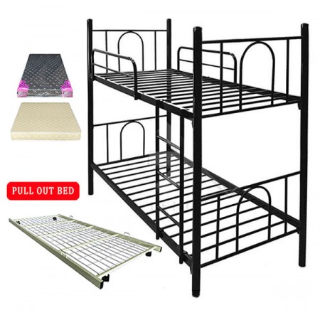 Double Deck Bunk Bed Frame Type LC605C