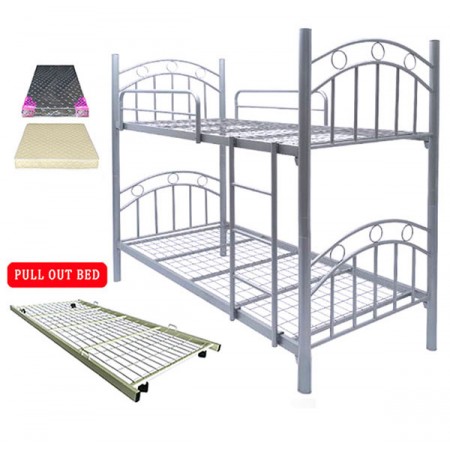 Double Deck Bunk Bed Frame Type LC608